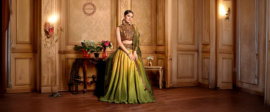 A Tale of Timeless Beauty: Almaari by Pooja’s Exquisite Lehenga Choli Sets