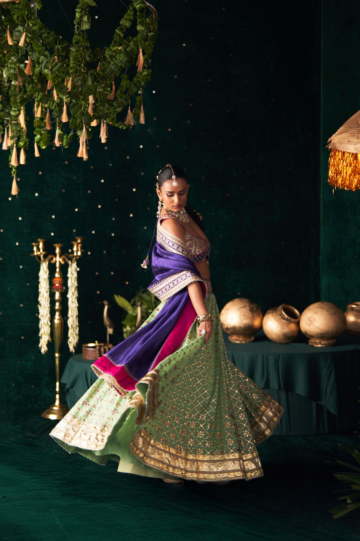 Isha Multani In Our Shankh Lehenga Set