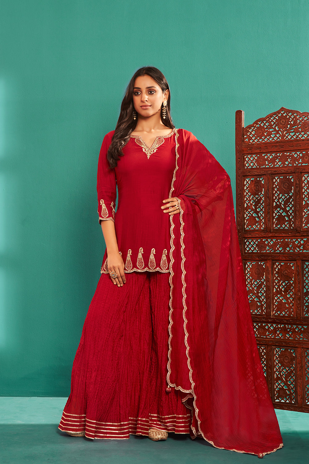 Cherry Red Sharara