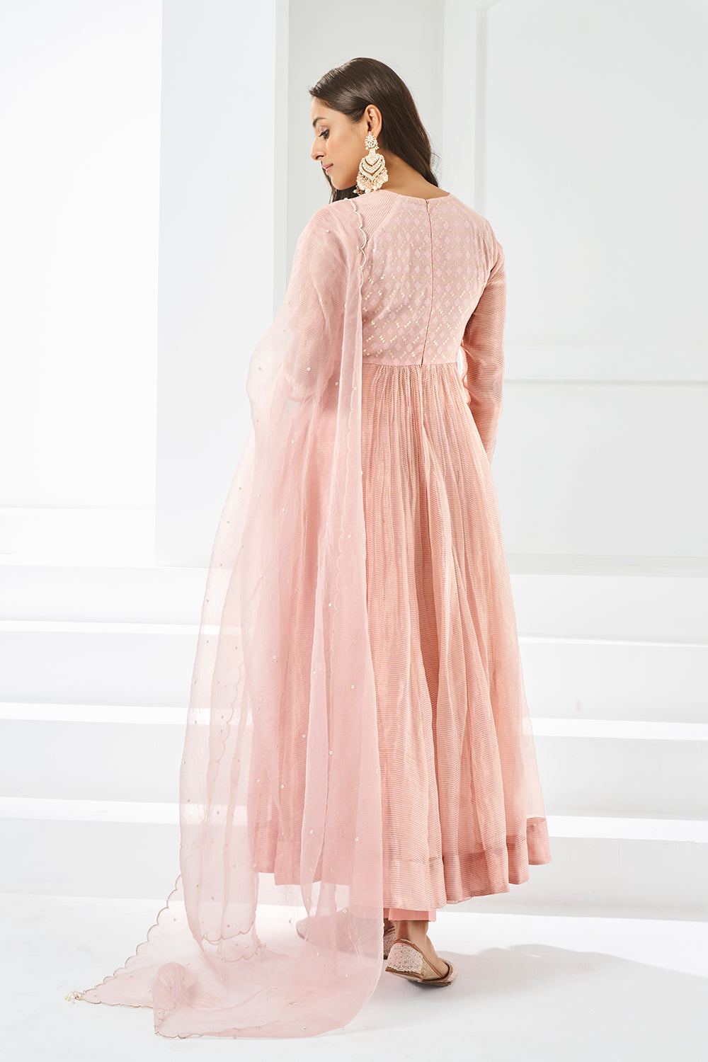Prachee Shah Pandya in Blush Pink Anarkali