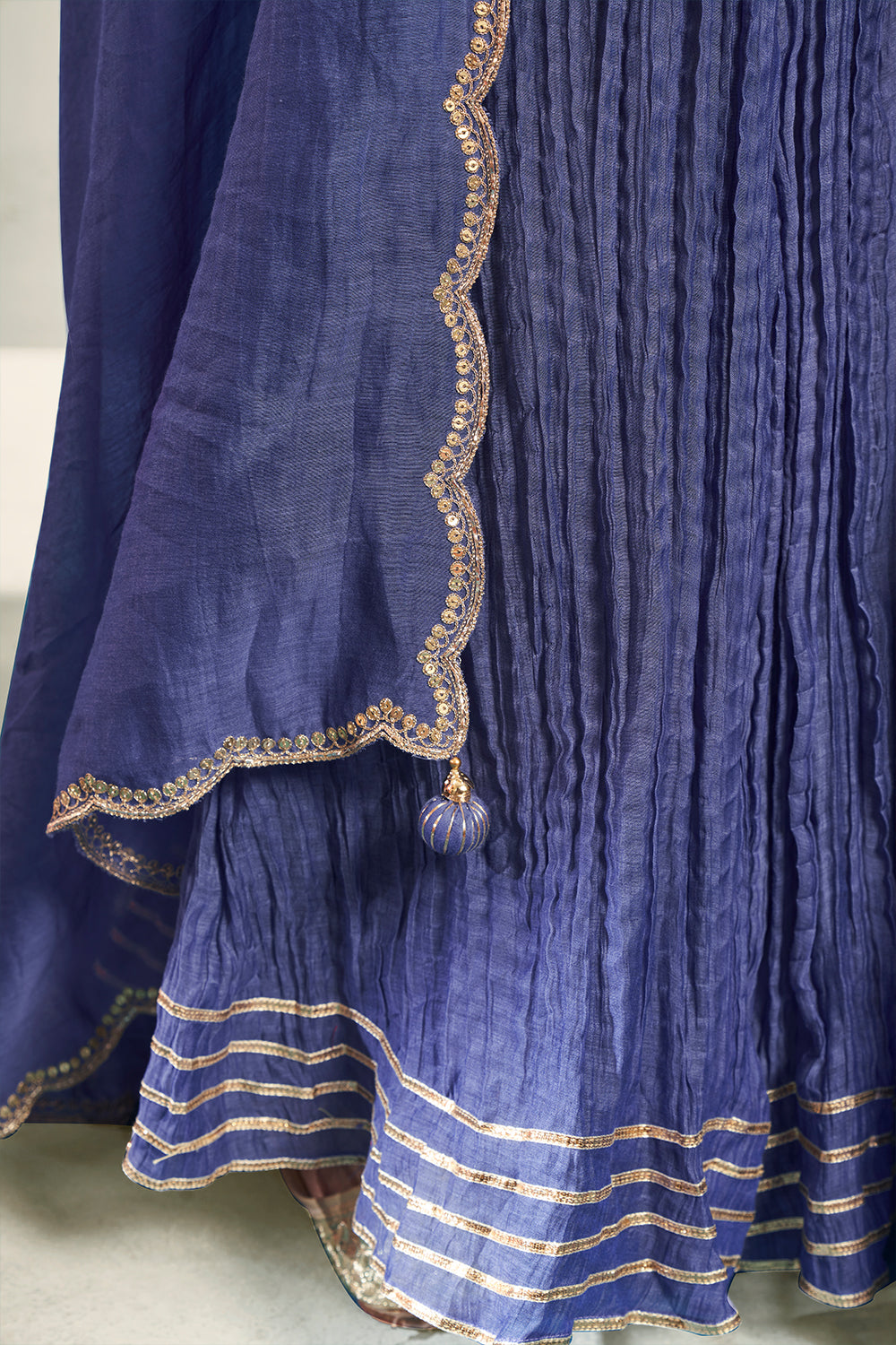 Gauhar Khan in Light Purple Sharara