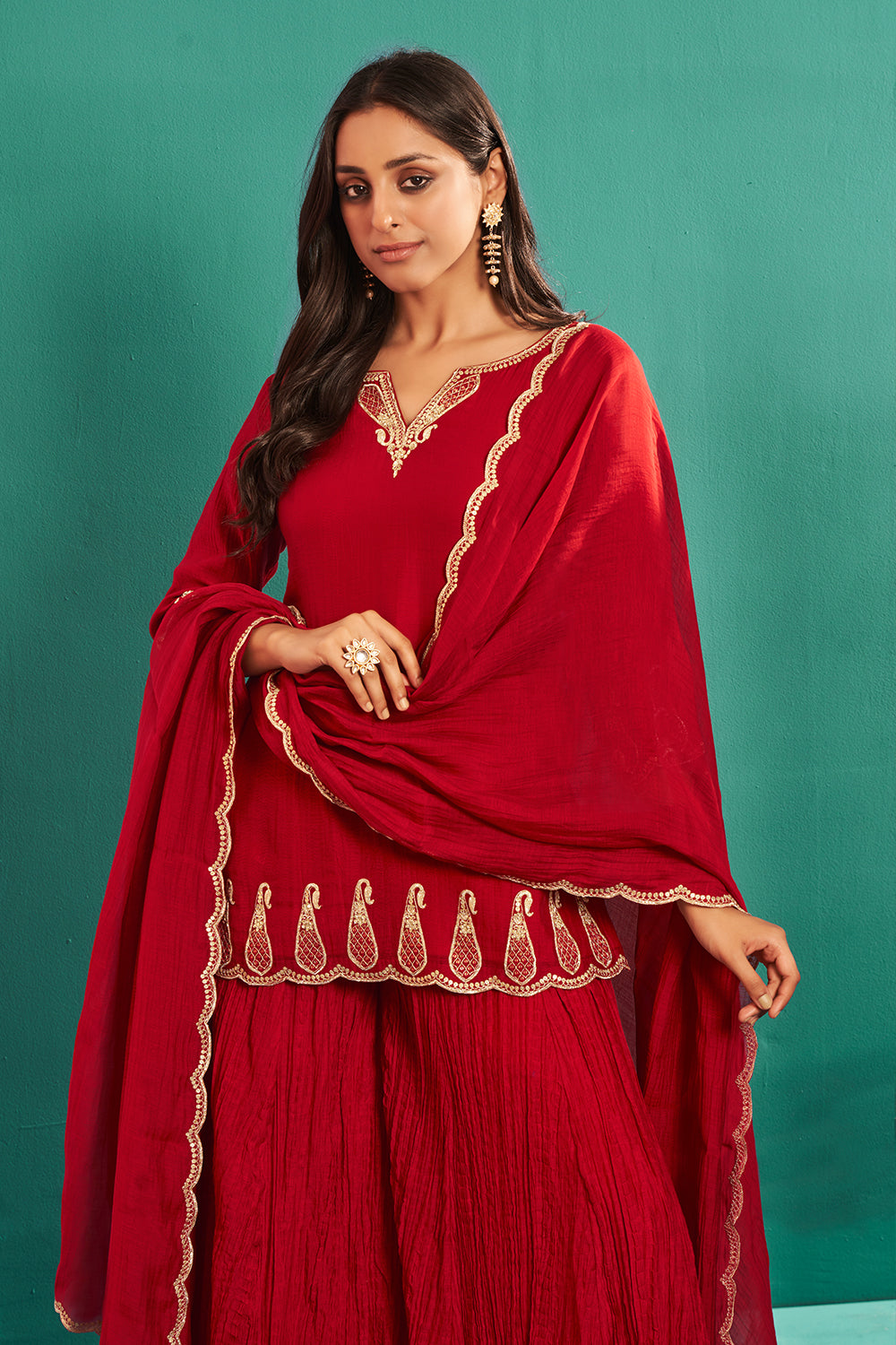 Cherry Red Sharara