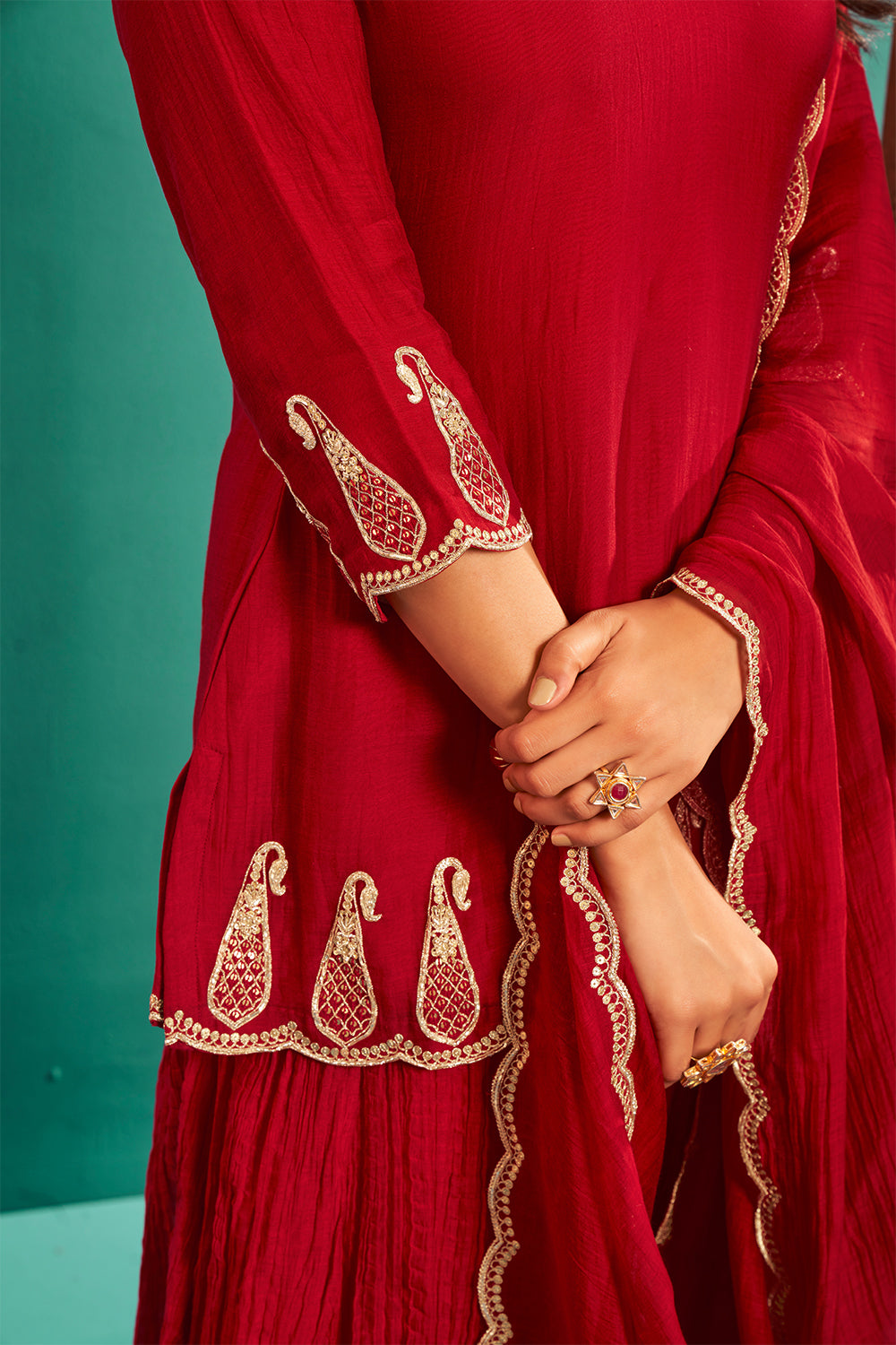 Cherry Red Sharara