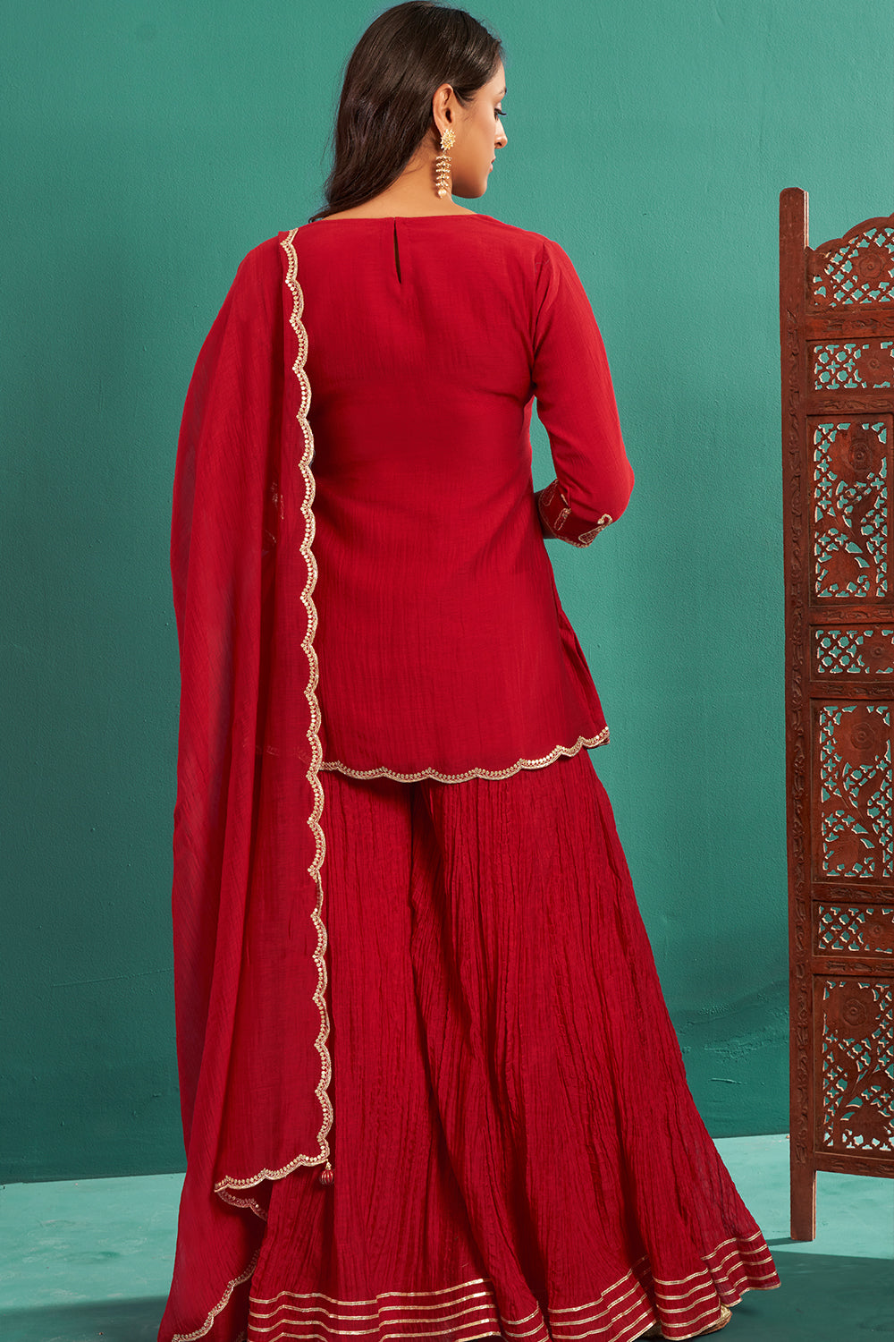 Cherry Red Sharara