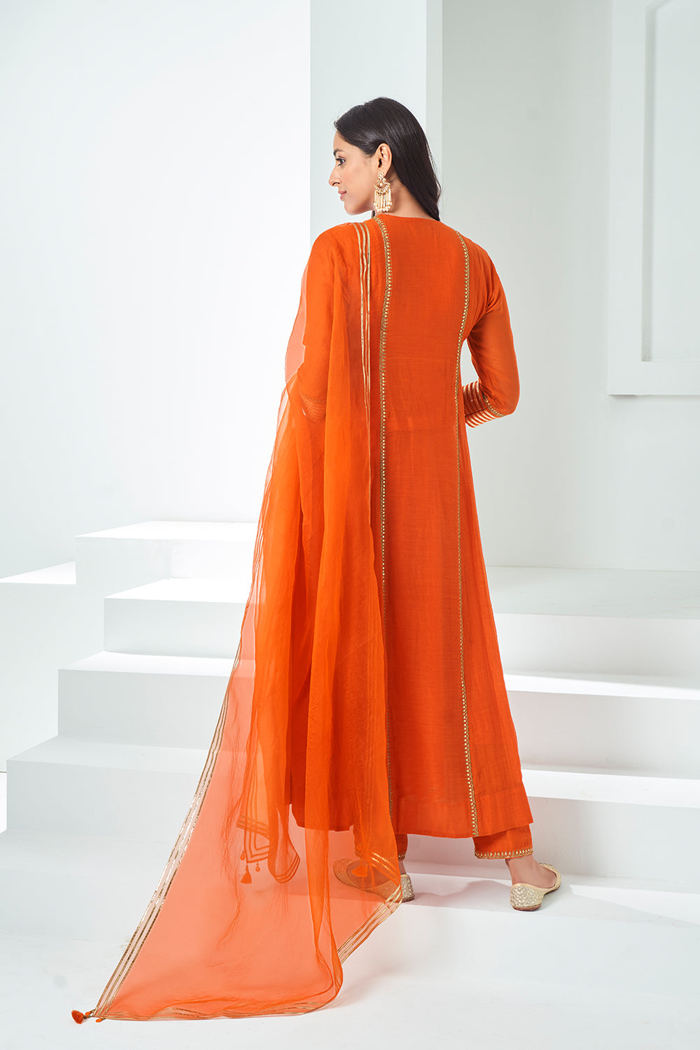 Orange Kurta set