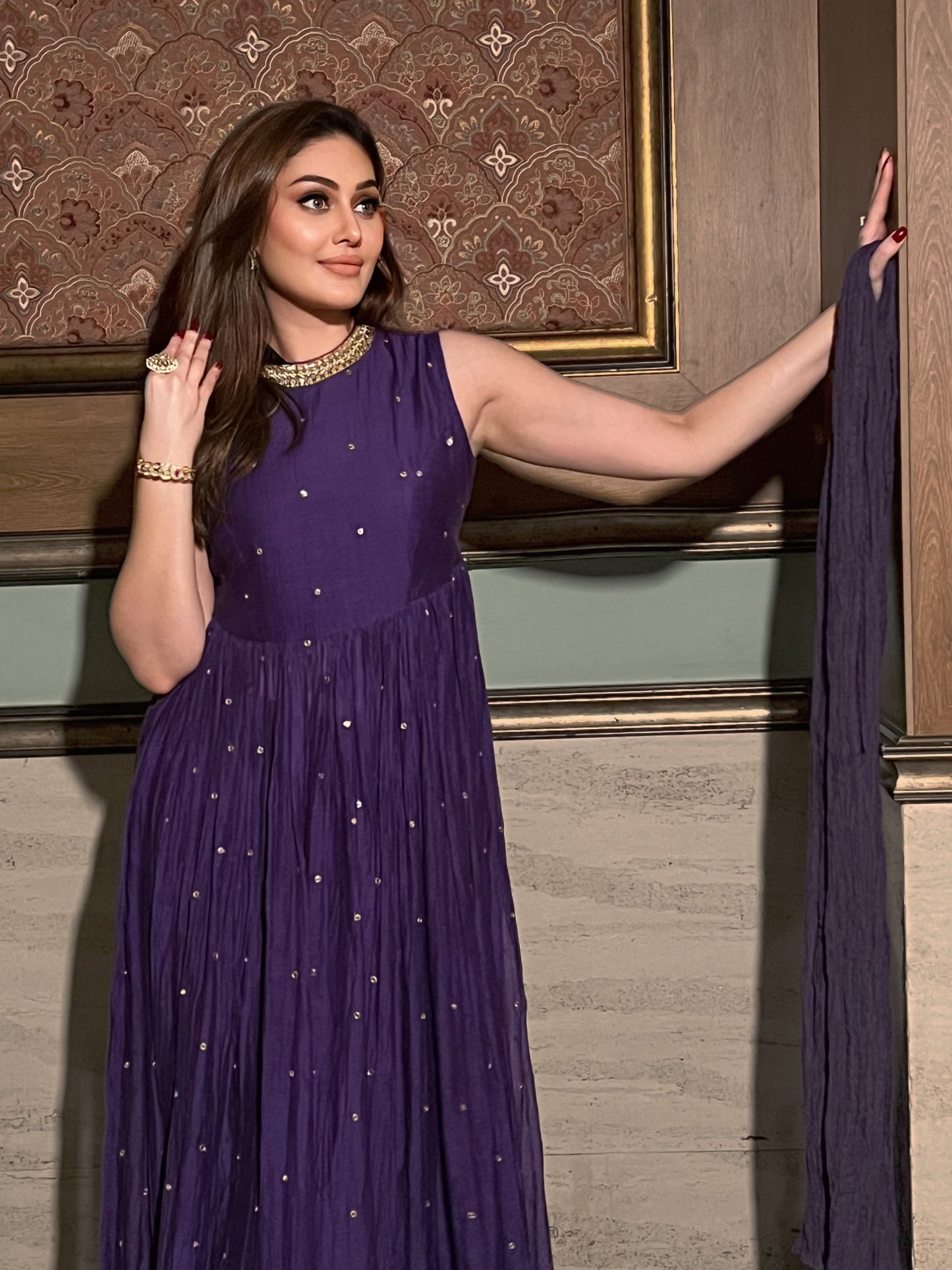 Shefali jariwala in Zinnia Set