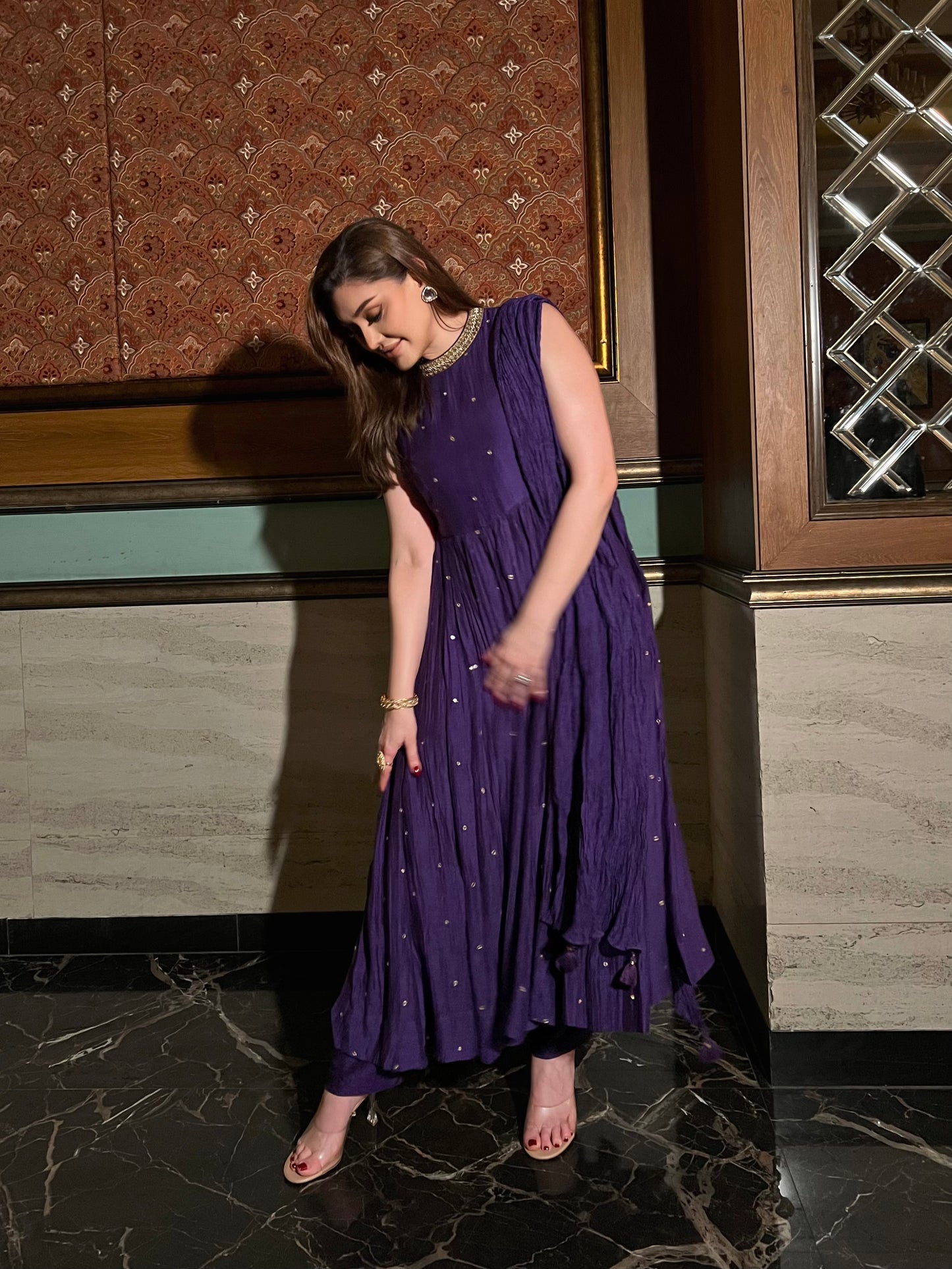 Shefali jariwala in Zinnia Set