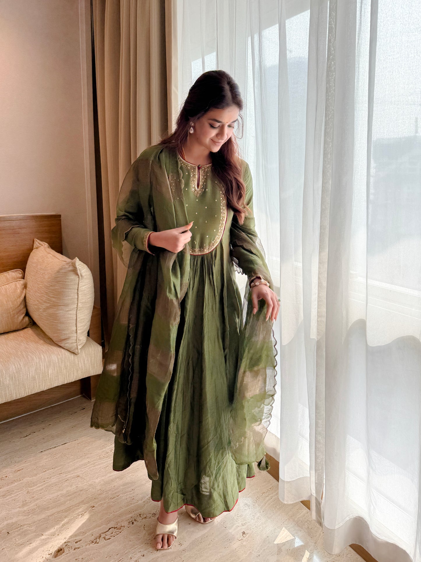 Keerthy Suresh in Ridhima Set