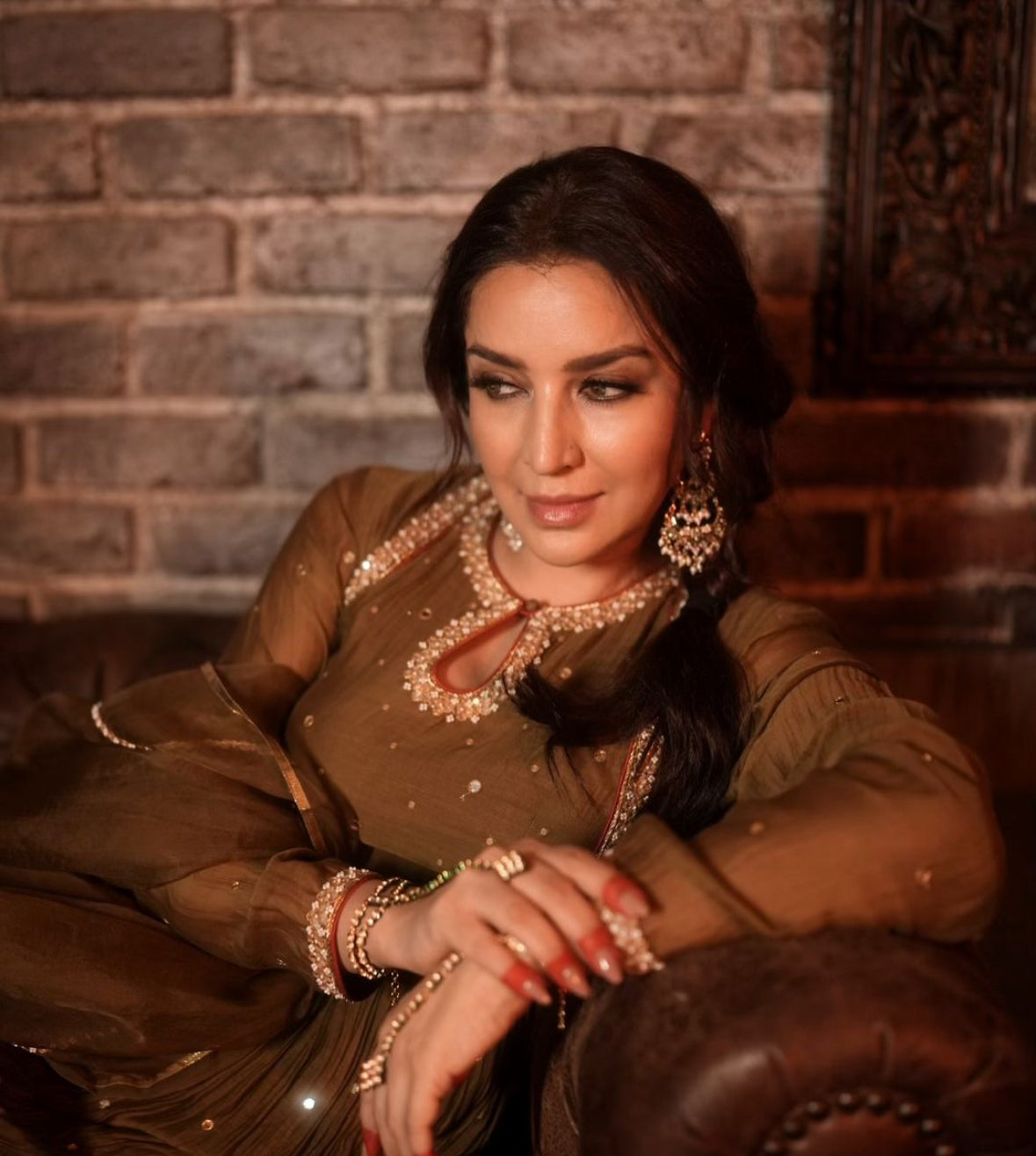 Tisca chopra in Parijat Set