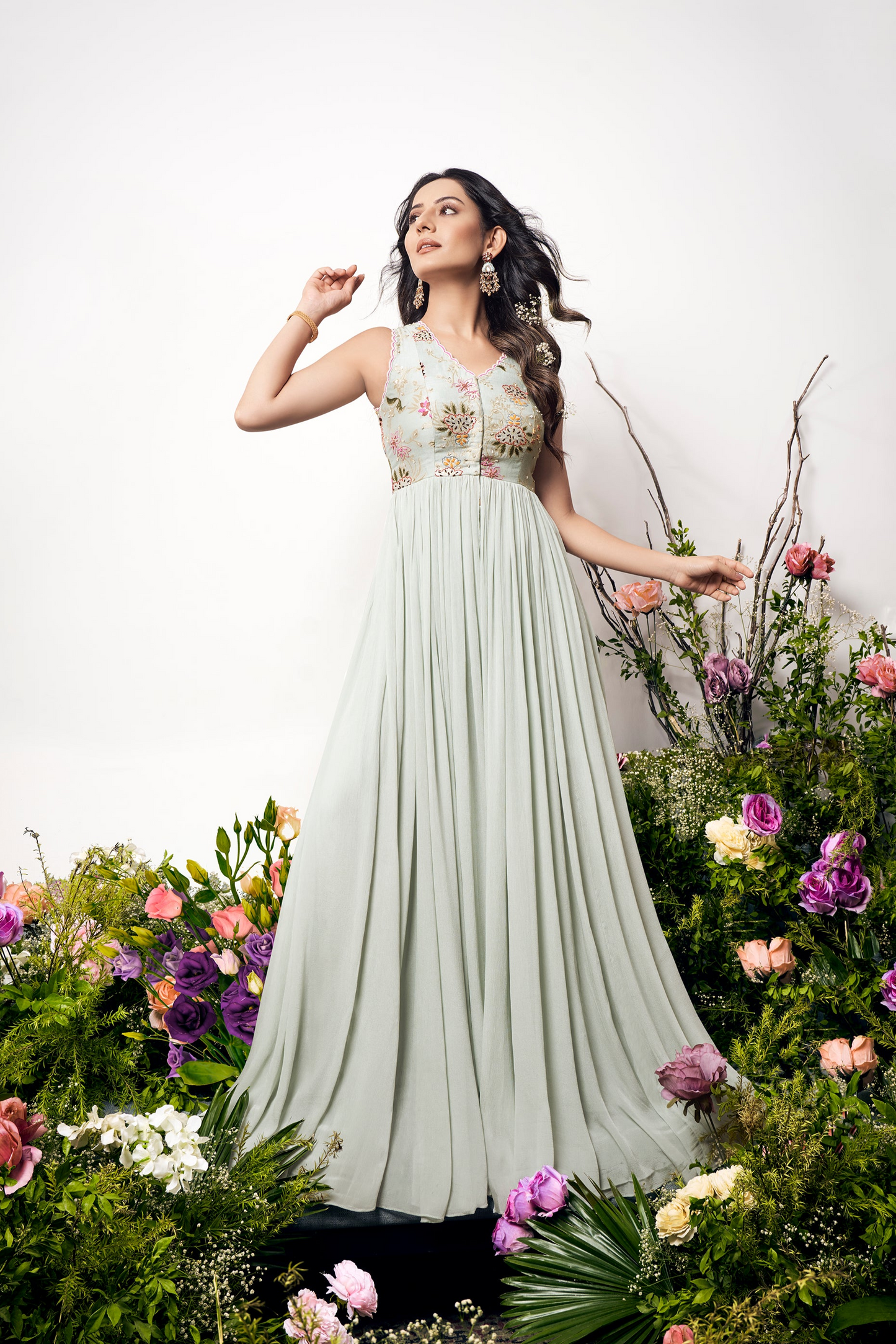 Mint Dress with pants