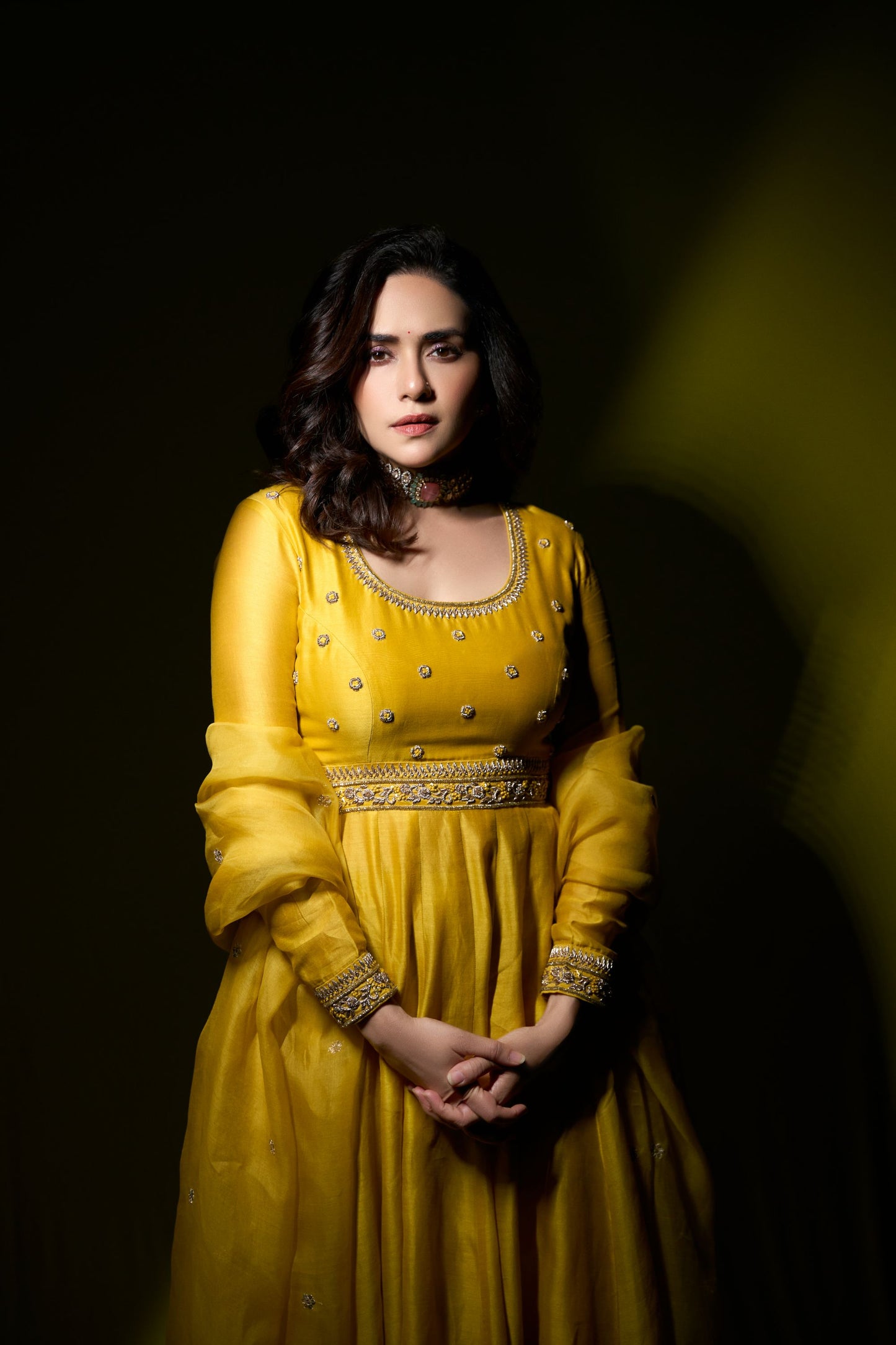 Amruta Khanvilkar in Manjari Set