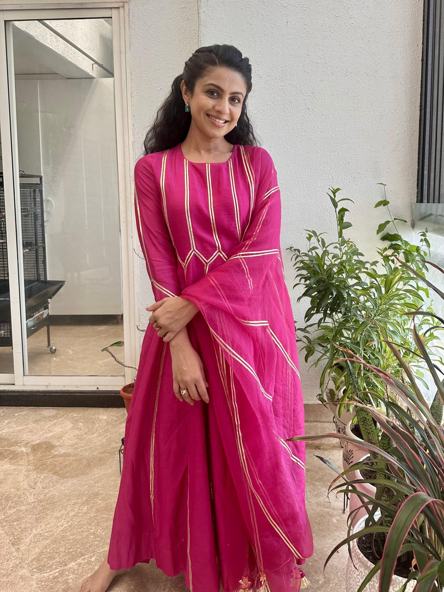 Manasi Parekh in Pratibha set