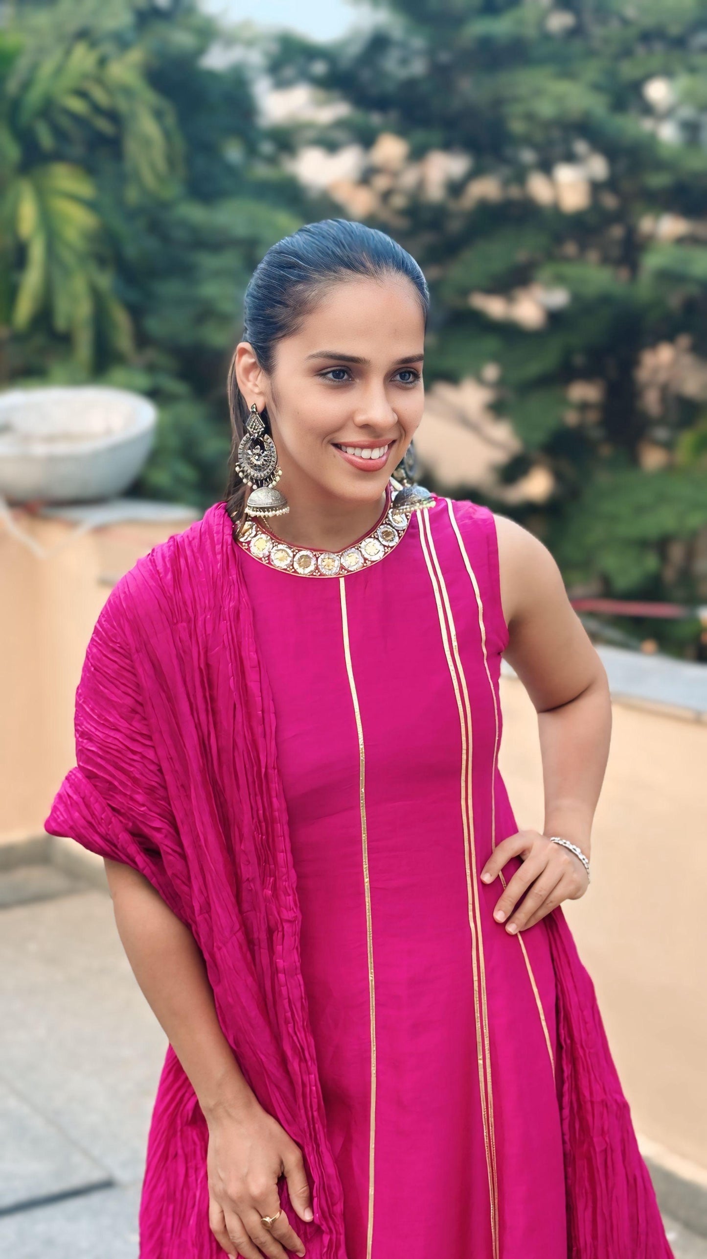 Saina Nehwal in Saumya Set