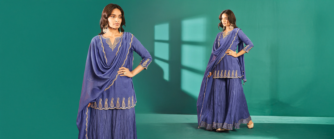 Unveiling the Charm of Sharara Dress and Suits for Women at Almaari by Pooja