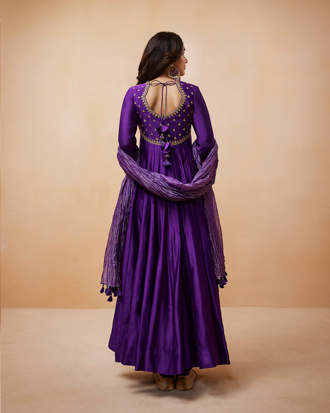 Purple Anarkali