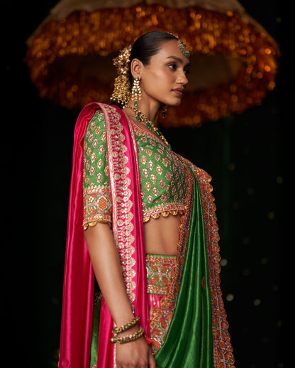Sarod Lehenga Set