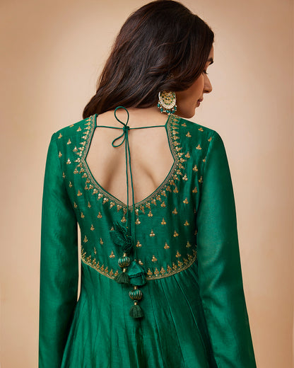 Green Anarkali