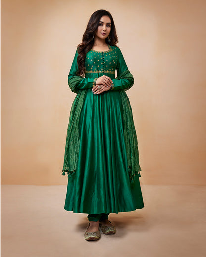 Green Anarkali