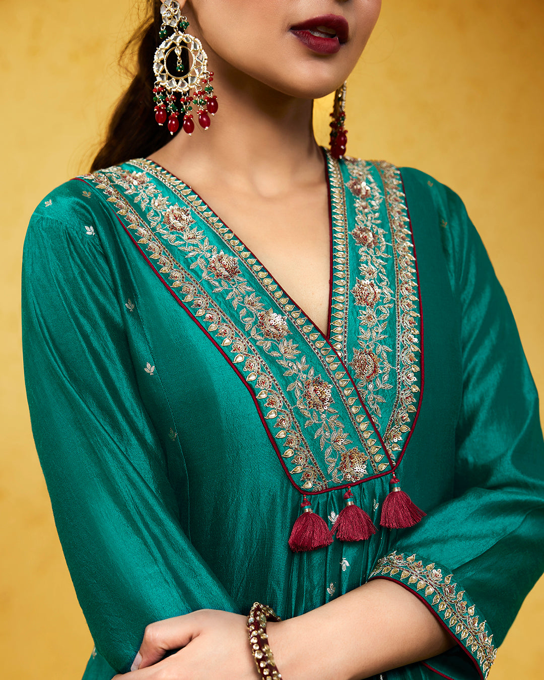 Turquoise Anarkali