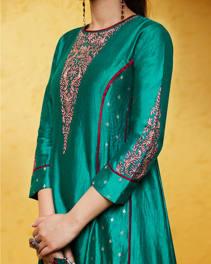 Turquoise Anarkali