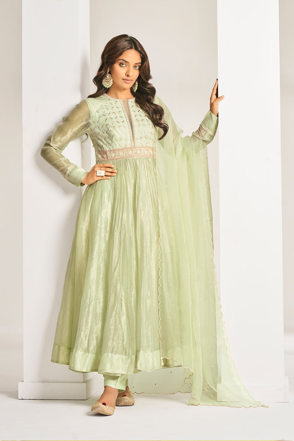 Mint Green Anarkali