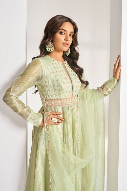 Mint Green Anarkali