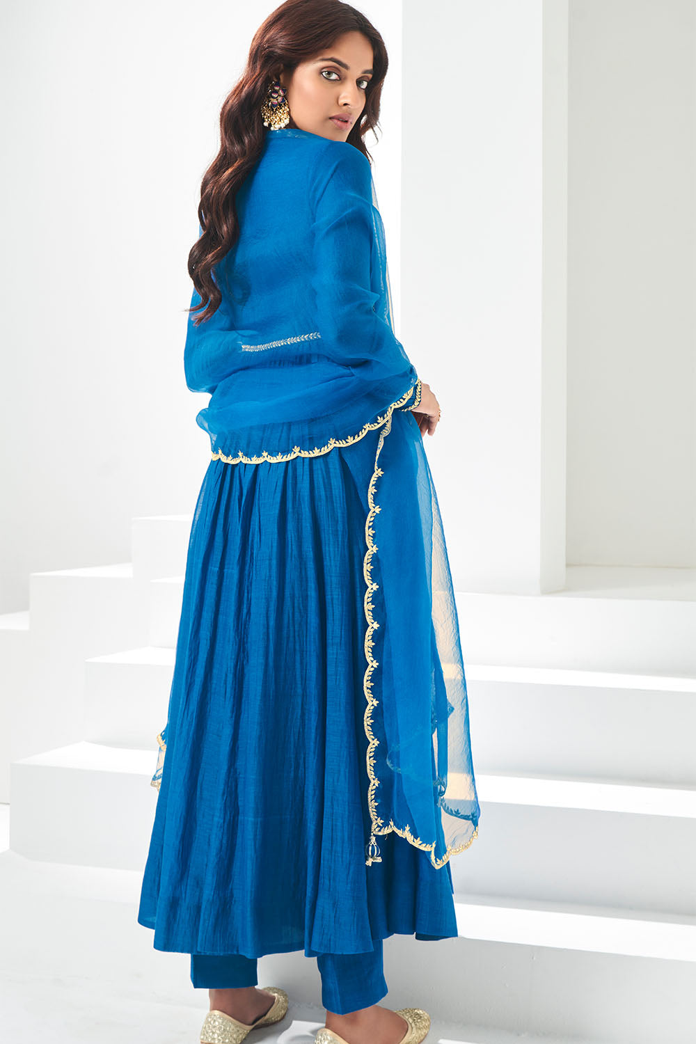 Yale Blue Anarkali