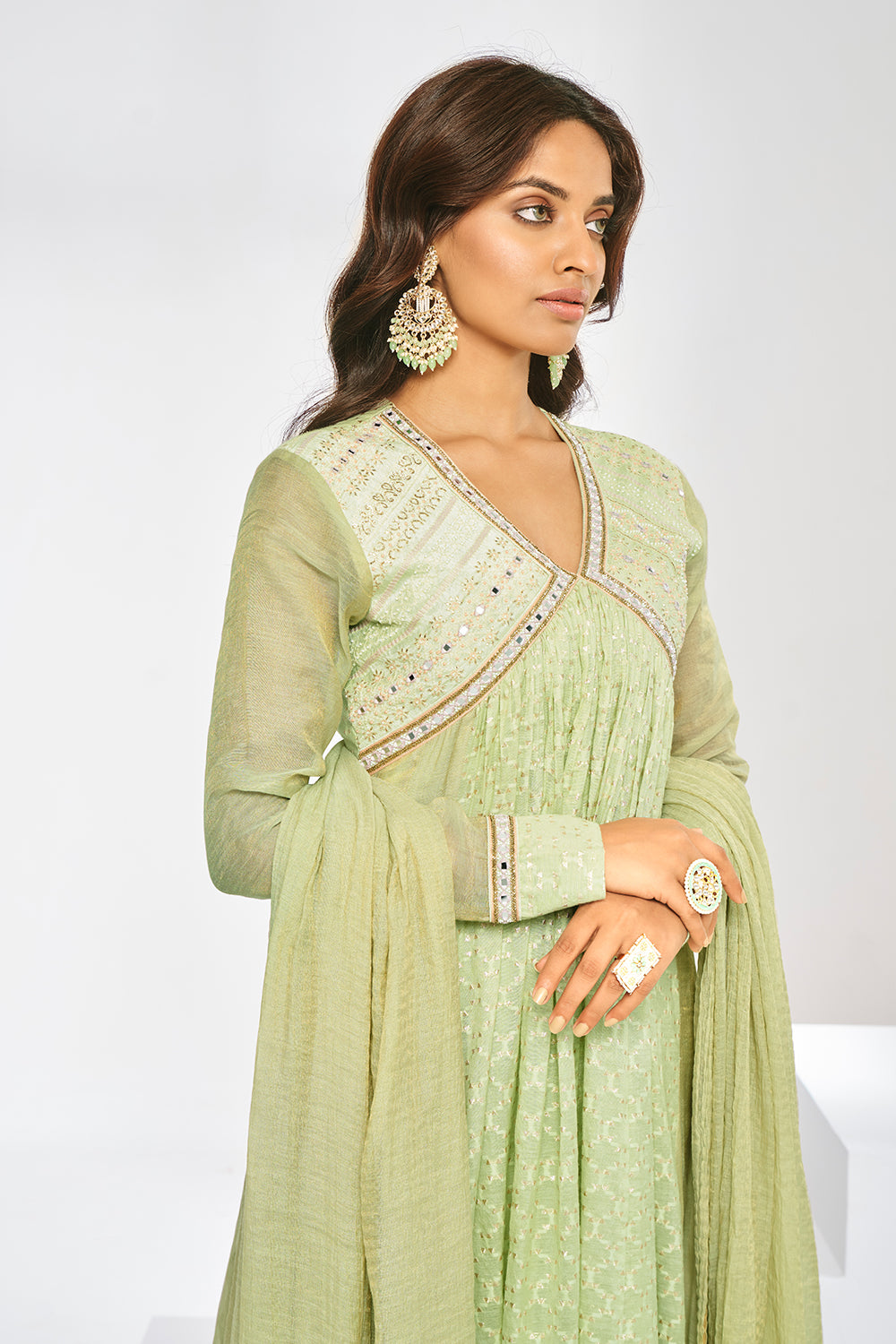 Mint Green Anarkali