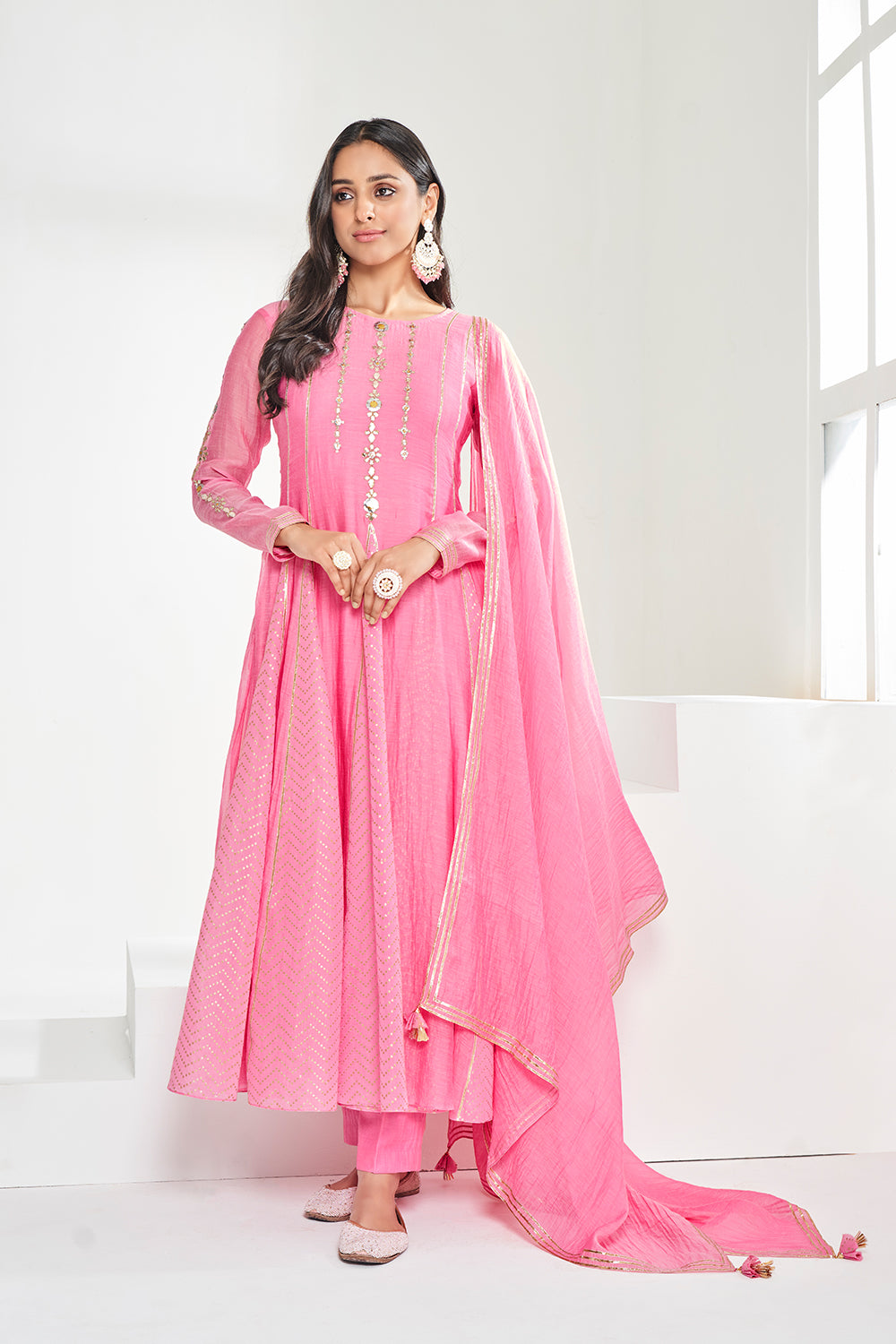 Baby Pink Anarkali