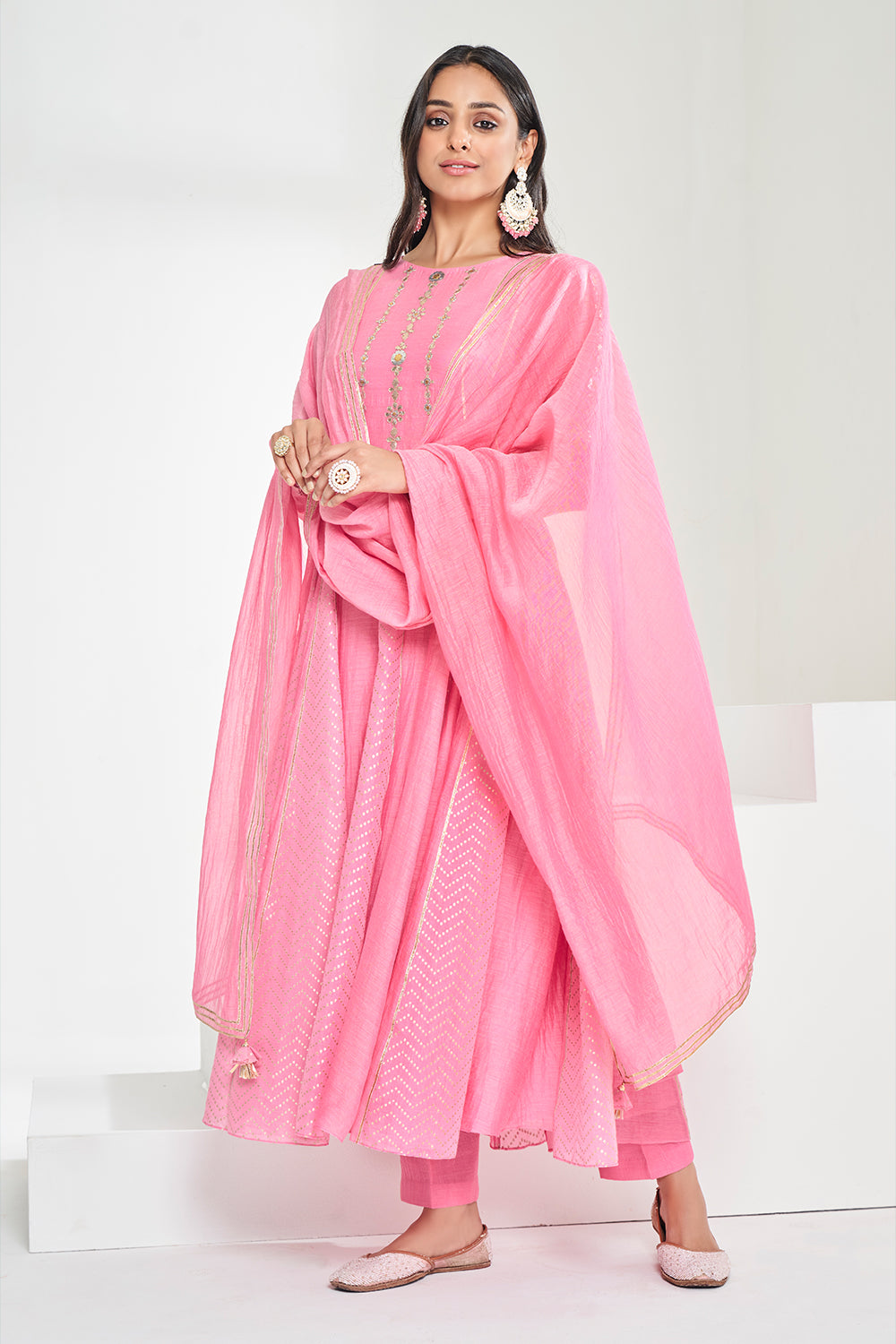 Baby Pink Anarkali