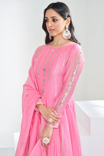 Baby Pink Anarkali Dress