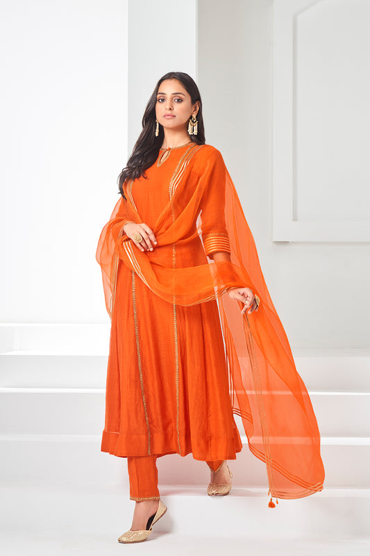 Orange Kurta set