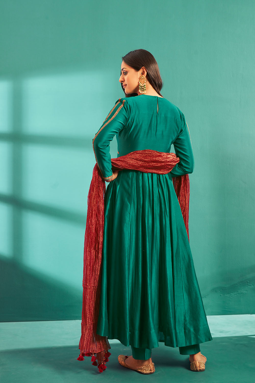 Green Anarkali