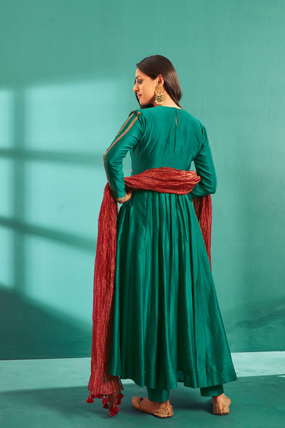 Green Anarkali