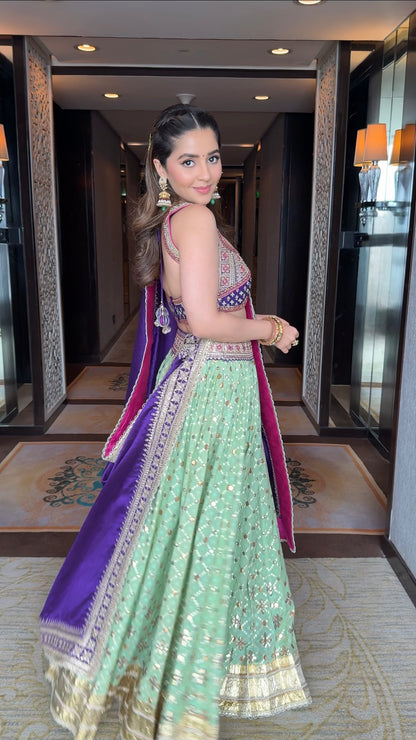 Isha Multani In Our Shankh Lehenga Set