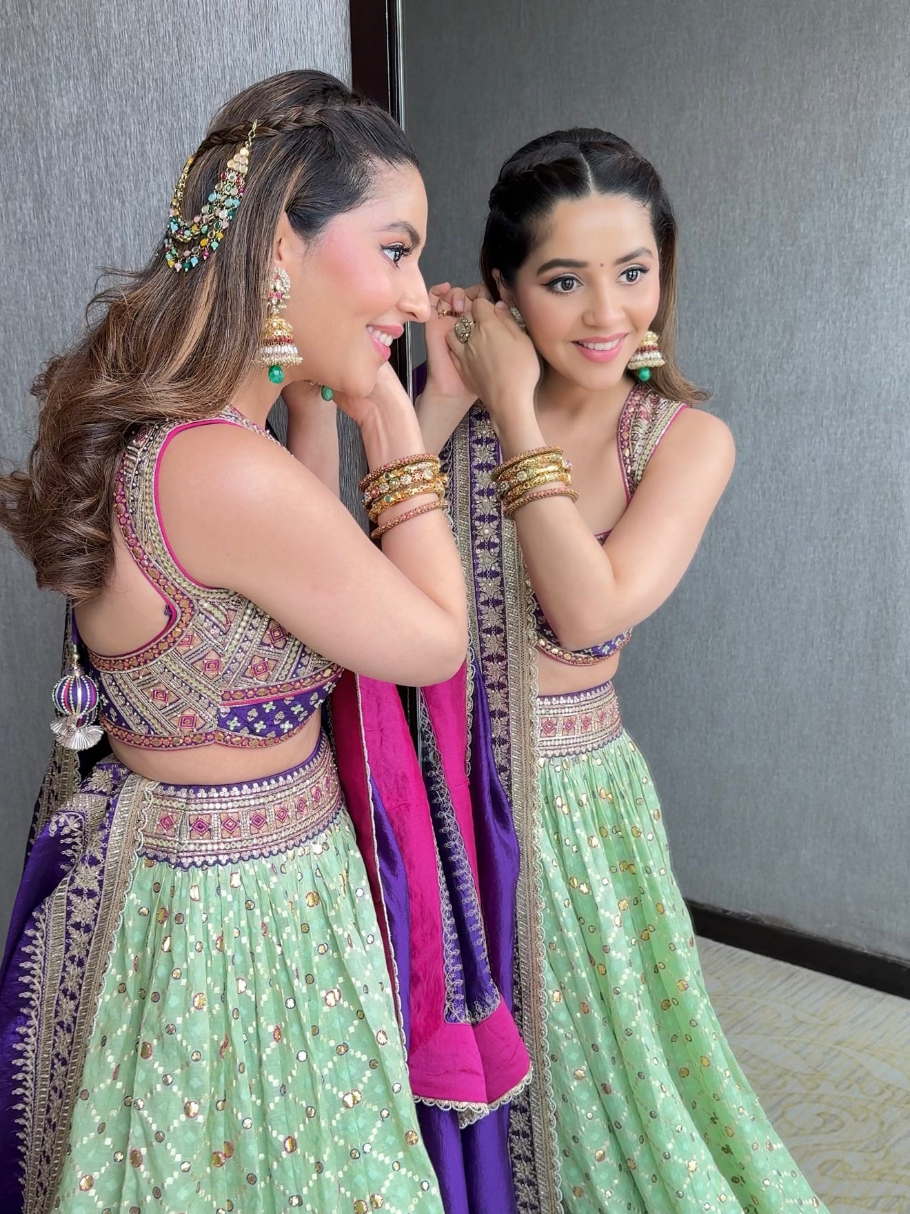 Isha Multani In Our Shankh Lehenga Set