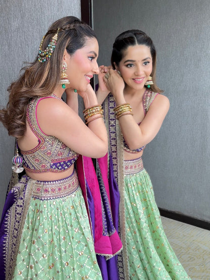 Isha Multani In Our Shankh Lehenga Set