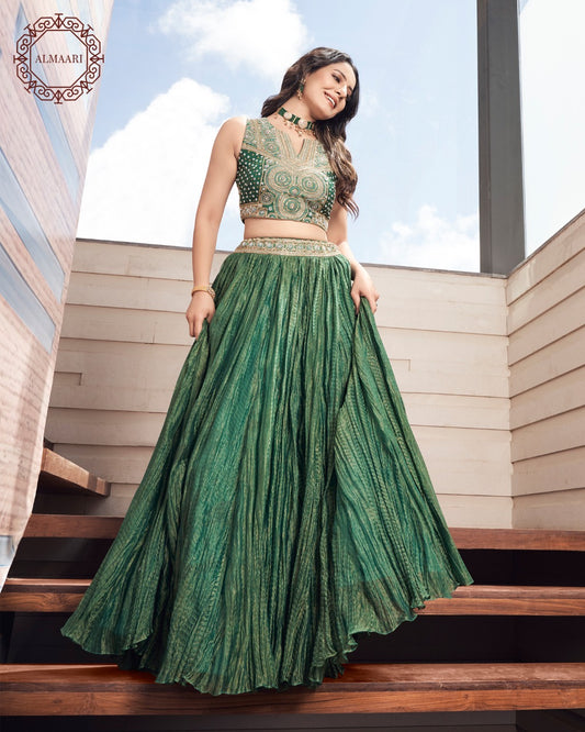 Green Lehenga Choli