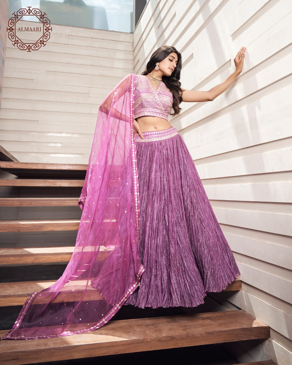 Mauve Lehenga Choli