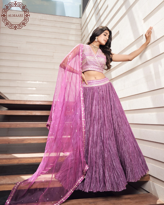 Mauve Lehenga Choli