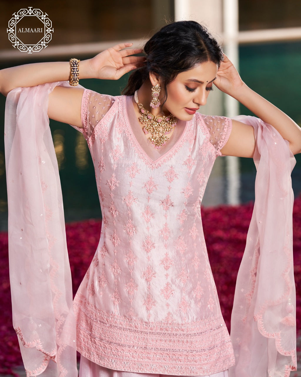 Light Pink Sharara