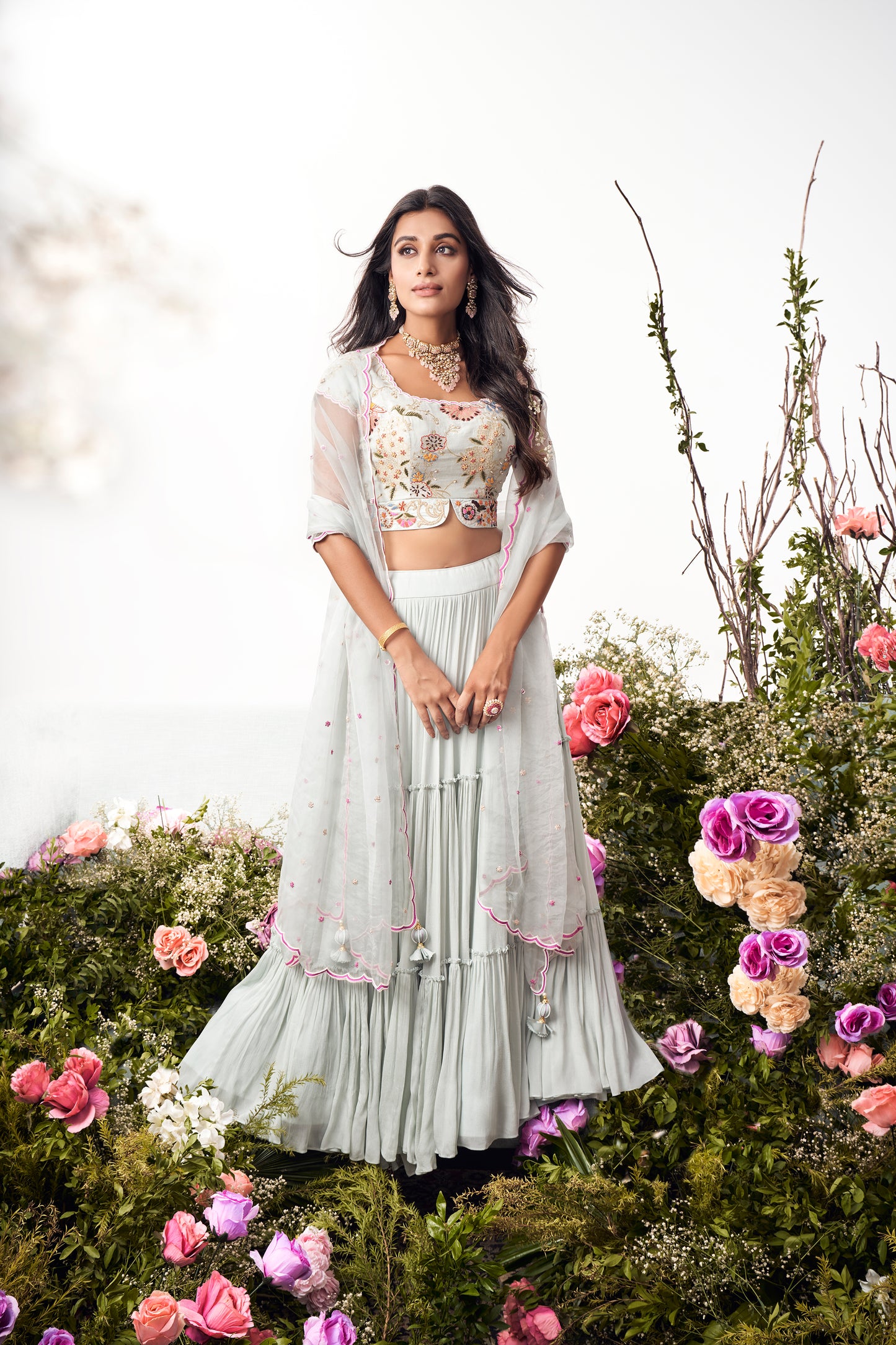 Mint Lehenga Choli