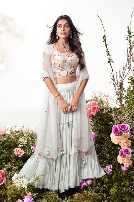 Mint Lehenga Choli