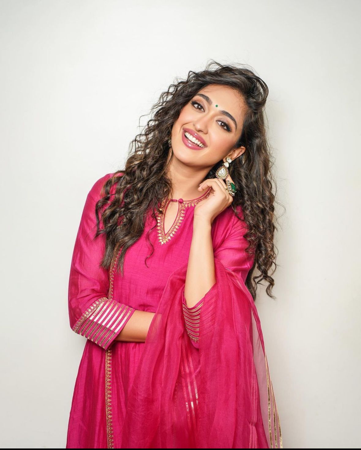 Gayatri Bhardwaj in Rose Pink Kurta set