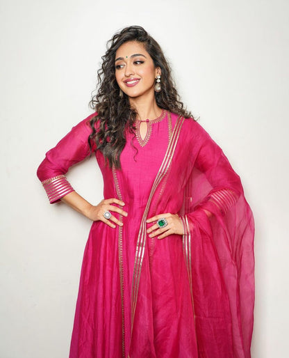 Gayatri Bhardwaj in Rose Pink Kurta set